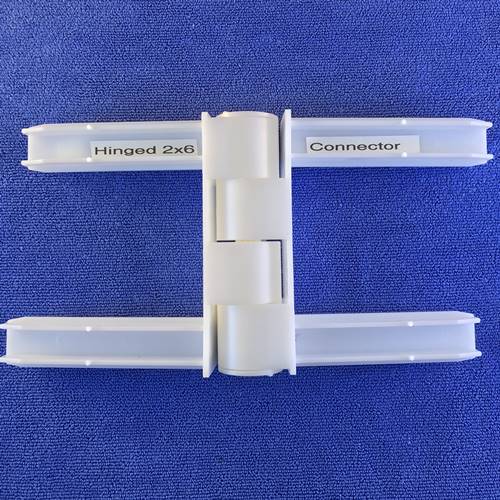 Hinged Connectors for Form Boards Concrete Decor Store 2" x 6" to 2" x 6"