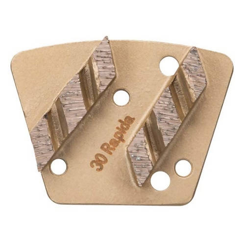 Trapezoid Bolt On Diamond Tooling - Double Rapida Cup Cutter Segments - Extremely Soft Bond Syntec Diamond Tools