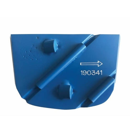 Economy PCD Segments on Quick Change Holder for Concrete Polishing Concrete Polishing HQ Left Hand Rotation w/ Sacrificial Bar