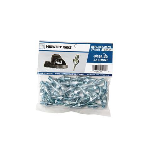 Midwest Rake S550 Professional - Spiked Shoes - Replacement Spikes Seymour Midwest 3/4" Sharp (Shoe-In)