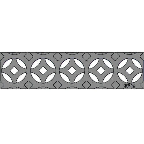 3" x 11" Interlaken Trench Grate Iron Age Designs