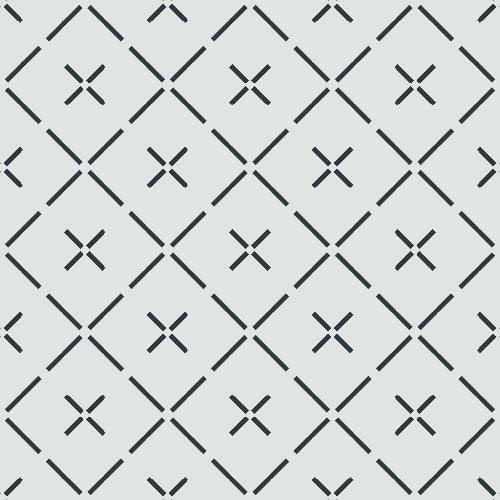Quilt Tile Pattern - Adhesive-Backed Stencil supplies FloorMaps Inc. Negative