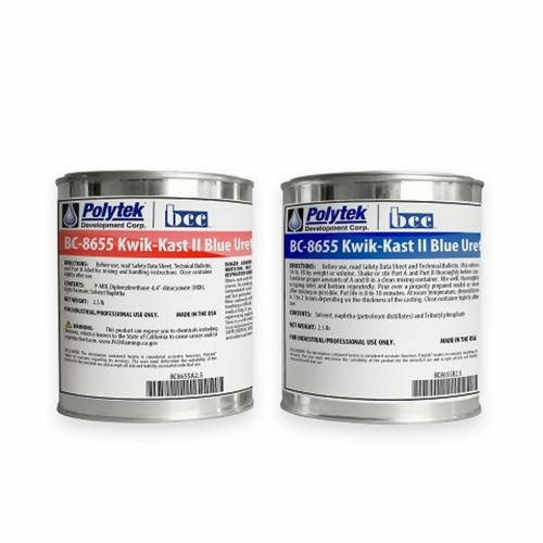 BC-8655 Kwik-Kast II Blue Urethane Resin Polytek Development Corp 5-lb kit