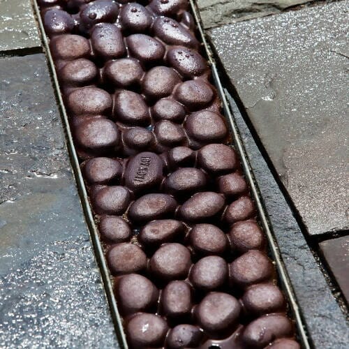 5" x 20" River Rock Trench Grate Iron Age Designs