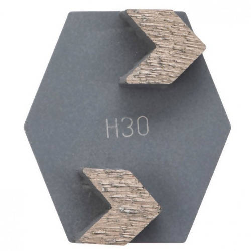 ITS Diamond Tooling - Double Arrow Segments - 30/40 Grit Syntec Diamond Tools