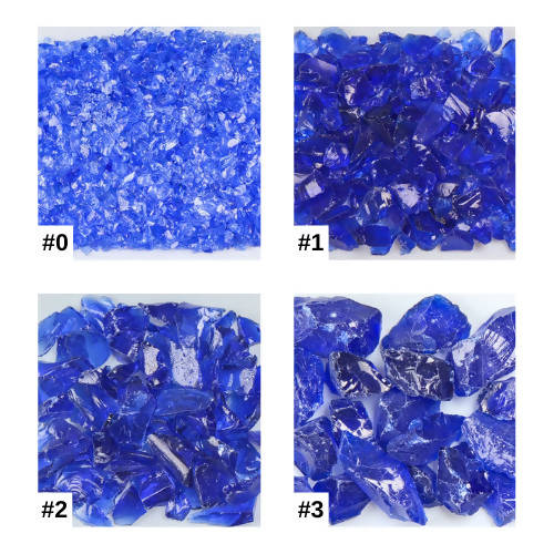 Dark Blue Terrazzo Glass American Specialty Glass