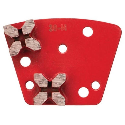 Trapezoid Bolt On Diamond Tooling - Double X Segments Syntec Diamond Tools Medium (Red) 30 to 40 Grit