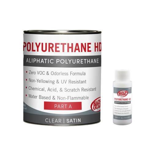 Polyurethane HD - Aliphatic Polyurethane 2K Rainguard Pro 1 Quart Clear Satin
