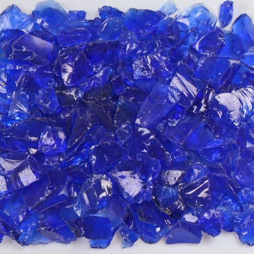Dark Blue Terrazzo Glass American Specialty Glass 1 Pound #1