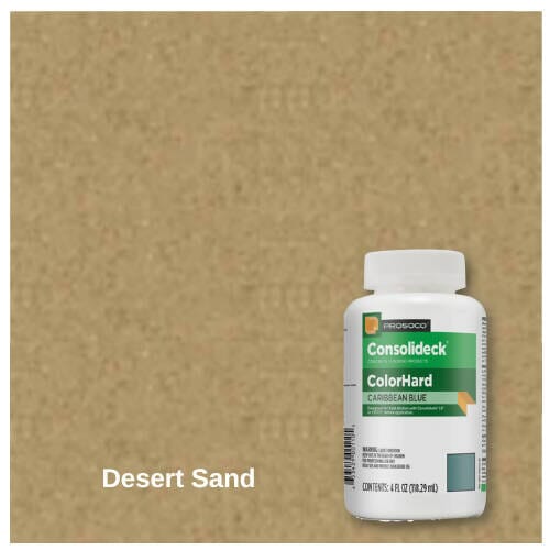 ColorHard - One-Step Color & Hardener for Concrete Floors - 4 oz Prosoco Desert Sand