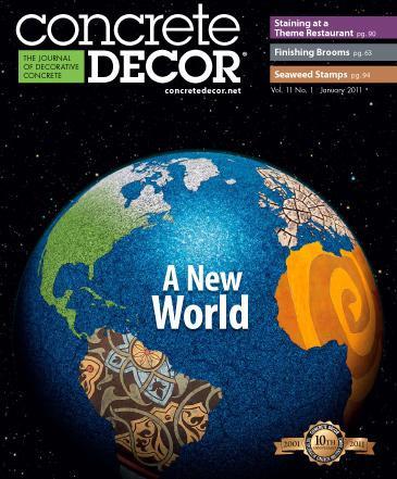 Vol. 11 Issue 1 - January 2011 Back Issues Concrete Decor Store