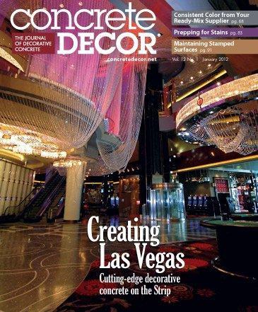 Vol. 12 Issue 1 - January 2012 Back Issues Concrete Decor Store