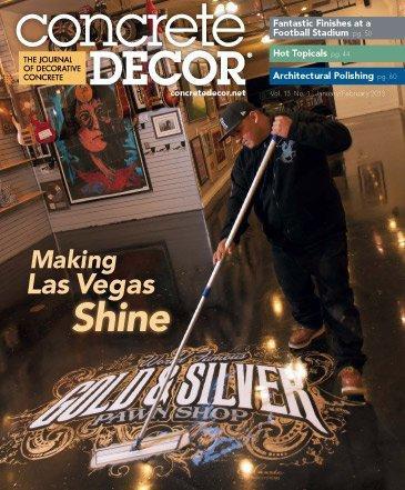 Vol. 13 Issue 1 - January/February 2013 Back Issues Concrete Decor Store
