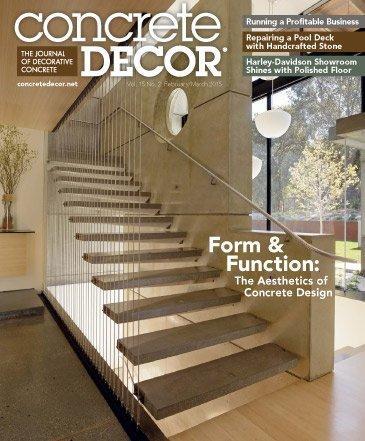 Vol. 15 Issue 2 - February/March 2015 Back Issues Concrete Decor Store