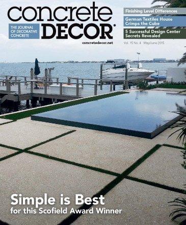 Vol. 15 Issue 4 - May/June 2015 Back Issues Concrete Decor Store