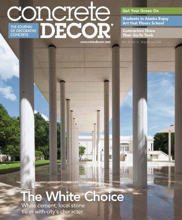 Vol. 16 Issue 4 - May/June 2016 Back Issues Concrete Decor Store