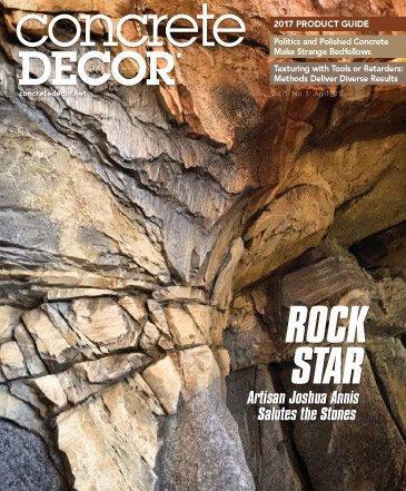 Vol. 17 Issue 3 - April 2017 Back Issues Concrete Decor Marketplace
