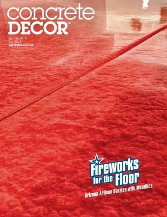 Vol. 18 Issue 5 - July 2018 Back Issues Concrete Decor Marketplace