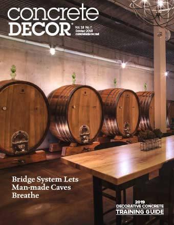 Vol. 18 Issue 7 - October 2018 Back Issues Concrete Decor Marketplace