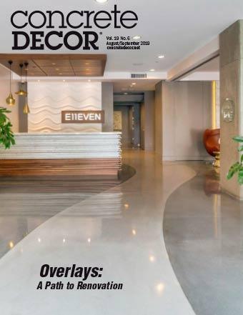 Vol. 19 Issue 6 - August/September 2019 Back Issues Concrete Decor Marketplace