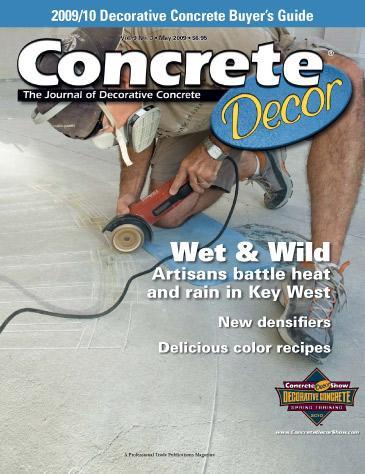 Vol. 9 Issue 3 - May 2009 Back Issues Concrete Decor Store