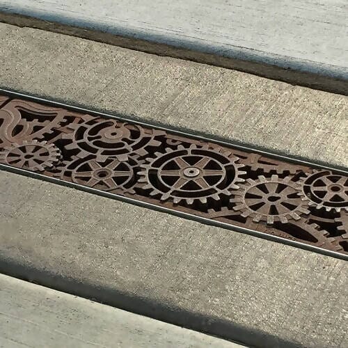 5" x 20" Dynamo Trench Grate Iron Age Designs