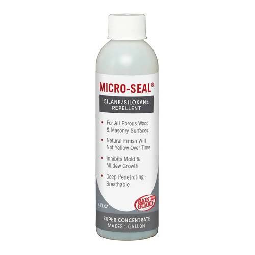Micro-Seal Silane/Siloxane Water Repellent - Concentrate Rainguard Pro 6 oz (Makes 1 Gallon) Single-Pack