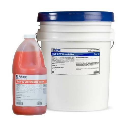 TinSil® 80-30 Silicone Rubber Polytek Development Corp 44-lb Kit