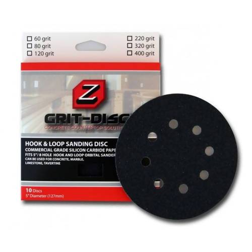 Z Grit-Disc (Sand Paper) - 10 Pack Concrete Countertop Solutions