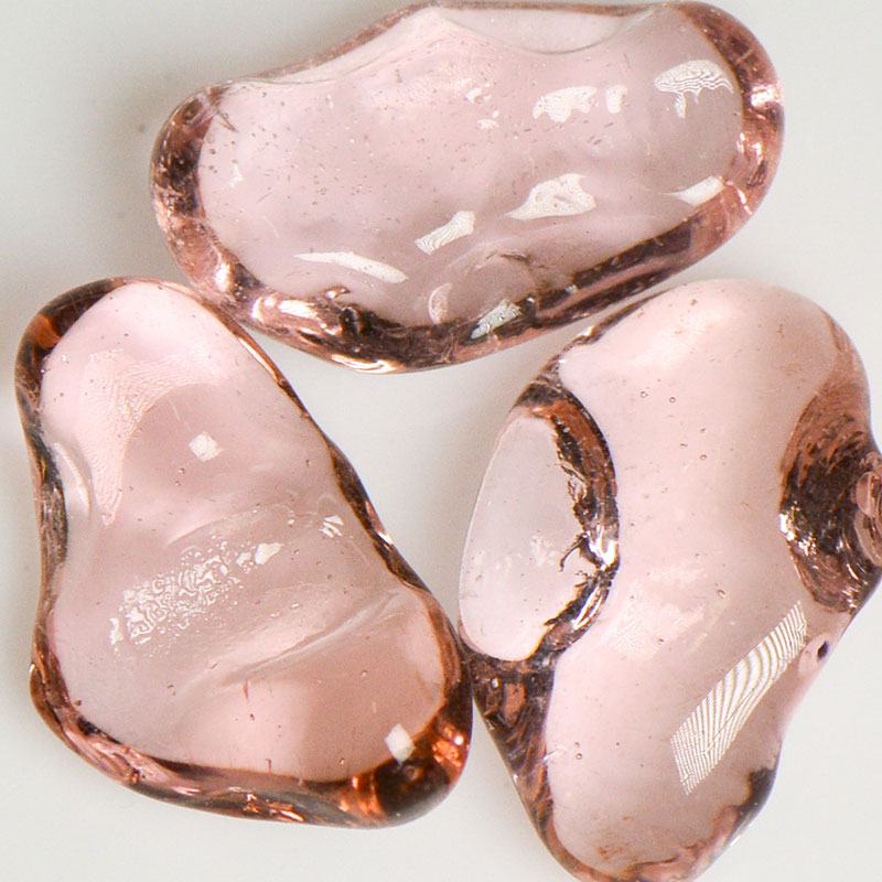 Pink Cotton Candy Size Medium Jelly Bean Glass American Specialty Glass 10 Pound ($5.33/ lb)