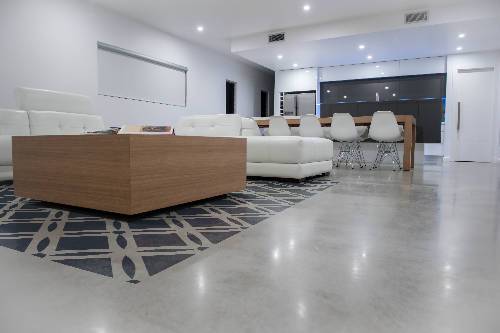 Quilt Tile Pattern - Adhesive-Backed Stencil supplies FloorMaps Inc.