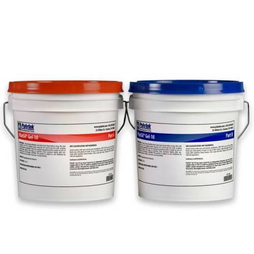 PlatSil Gel-10 Silicone Rubber Polytek Development Corp 16-lb kit