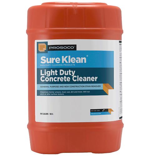 Sure Klean - Light Duty Concrete Cleaner Prosoco 5 Gallon
