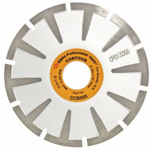 Alpha Contour Blade for Granite/Engineered Stone Alpha Professional Tools