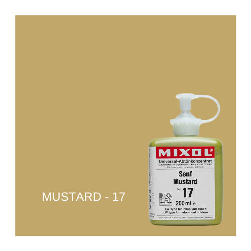 Mixol Universal Tints - 200ml Mixol 200ml Mustard