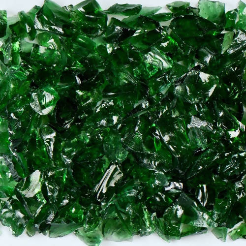Dark Green Terrazzo Glass American Specialty Glass 1 Pound #1