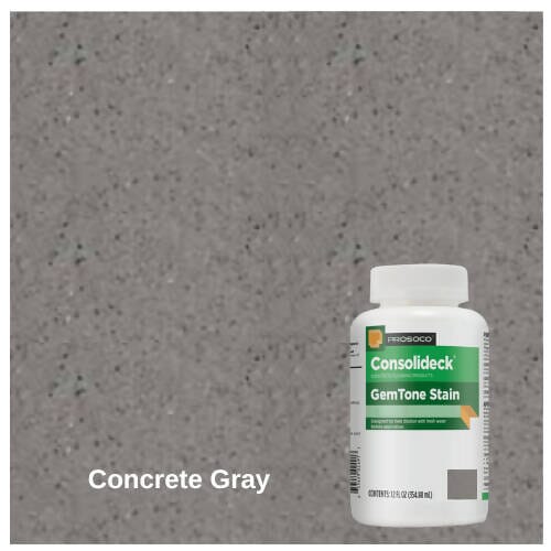 GemTone Stain Prosoco 12 Oz Concrete Gray
