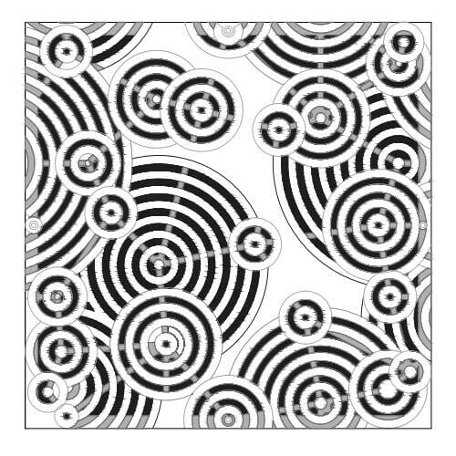 24" x 24" Oblio Catch Basin Grate (Pedestrian Load Only) Iron Age Designs