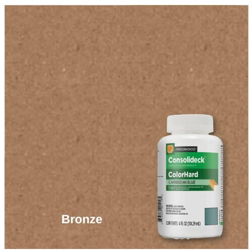 ColorHard - One-Step Color & Hardener for Concrete Floors - 4 oz Prosoco Bronze