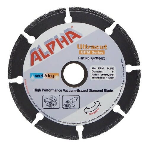 Alpha Ultracut GPM Series Blade Alpha Professional Tools