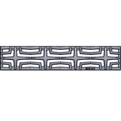 3" x 14" Carbochon Trench Grate Iron Age Designs