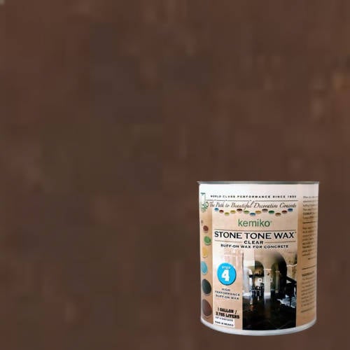 Kemiko Stone Tone Buff on Wax - 1 Gallon Kemiko Solvent-Based Black