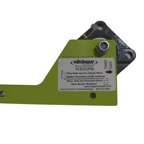 Plate Bearing Mount for WX Style 36" Rotors Wagman Metal Products Inc