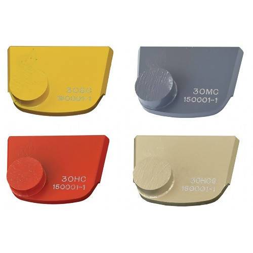 X-Series - Quick Change - Trapezoid One Button Tooling for Concrete Concrete Polishing HQ Choose Grit Choose Color/Concrete Hardness