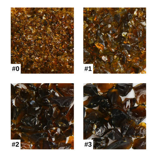 Amber Brown Terrazzo Glass American Specialty Glass