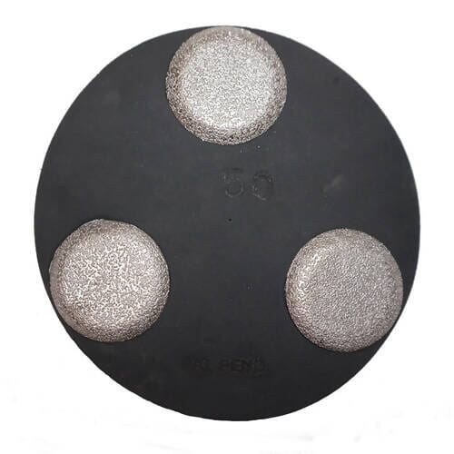 7" 50-Grit Rubber Flex Diamond Tooling - Brazed Wagman Metal Products Inc