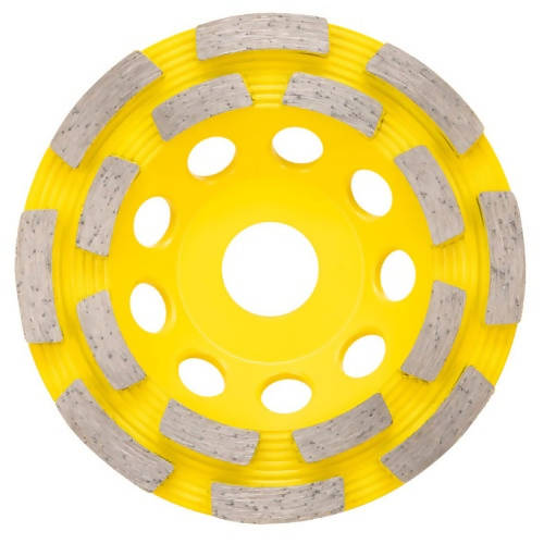 Double Row Cup Wheel - 25/30-Grit Syntec Diamond Tools