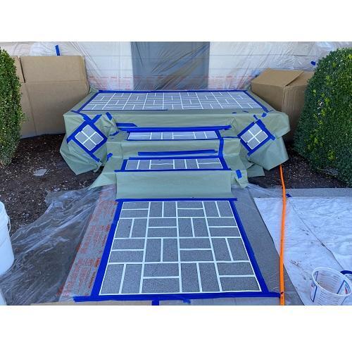 Paper Stencil for Concrete - Basket Weave - 33-inch X 365 Foot Supplies Bon Tool