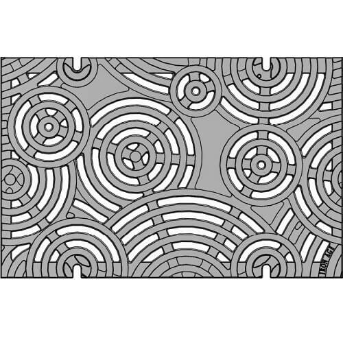13" x 20" Oblio Trench Grate (Fits MEA) Iron Age Designs