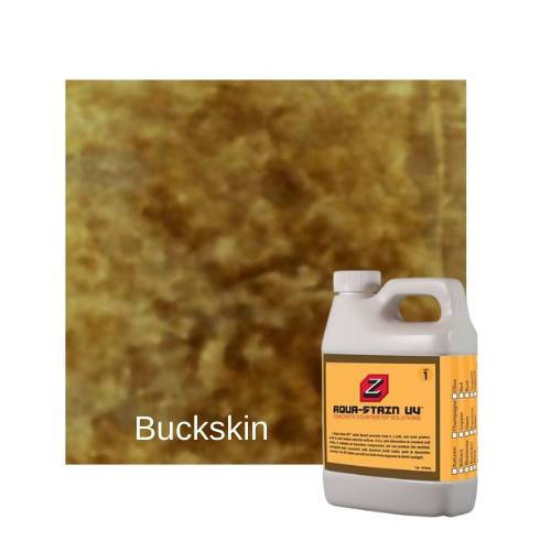 Z Aqua-Stain UV Concrete Countertop Solutions Buckskin 1 Quart